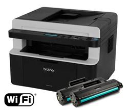 MULTIFUNCION LASER NEGRO BROTHER DCP 1617NW + 2 TONER EXTRA